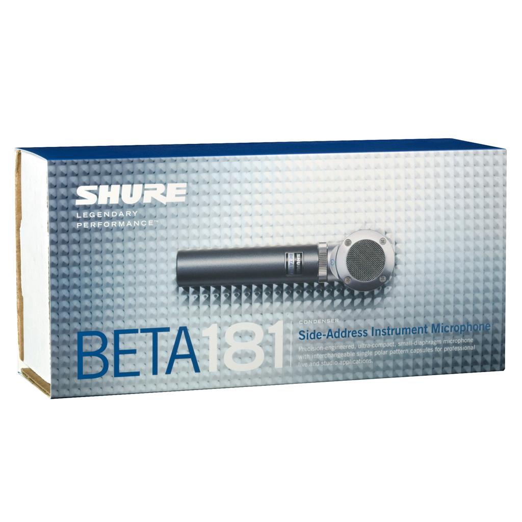 Micrófono de Captación Lateral BETA 181/C Shure