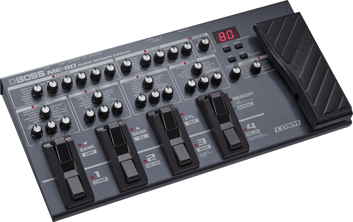 Multi Efectos para Guitarra ME-80 Boss