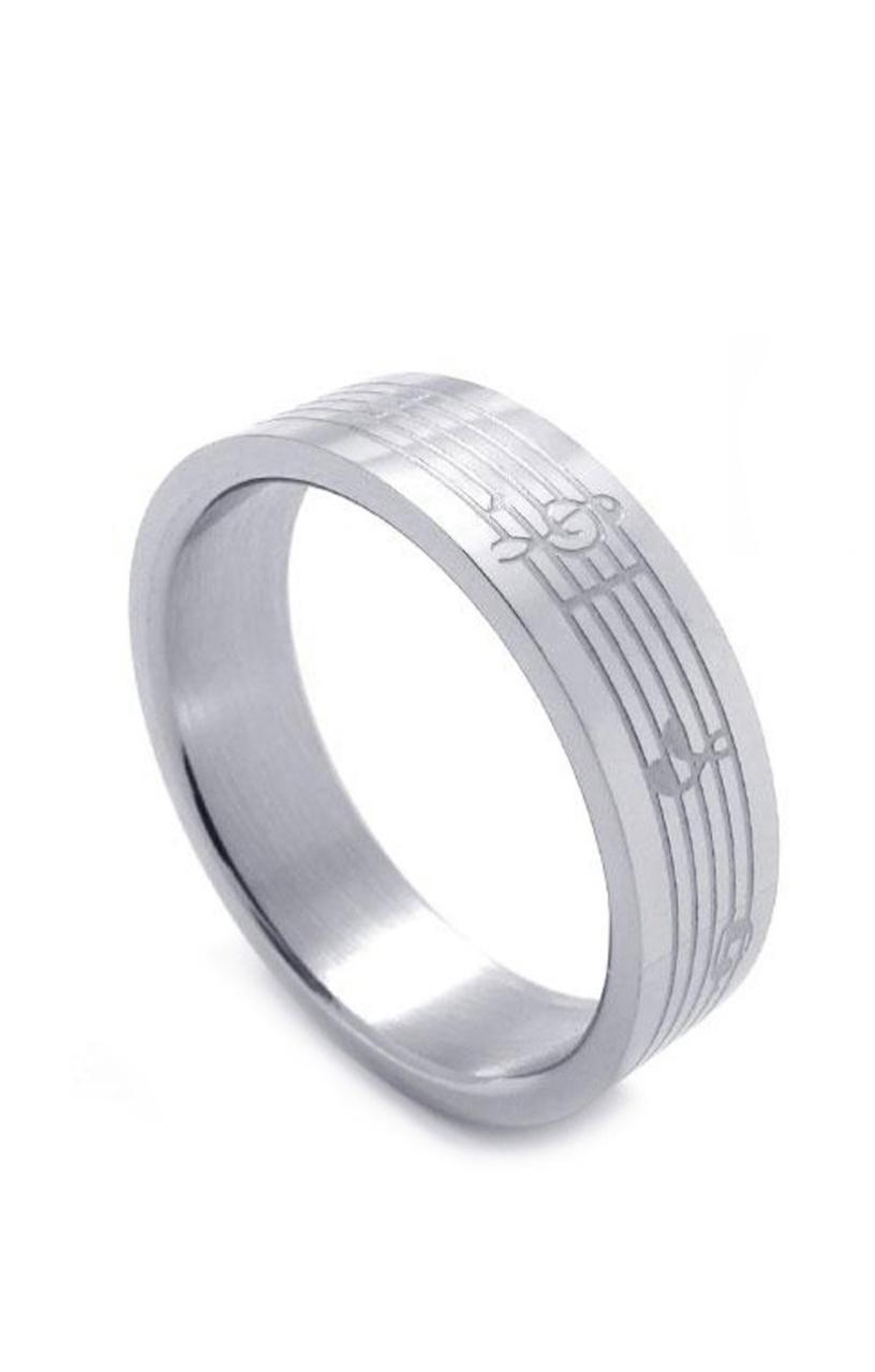 Anillo Grabado Partitura Acero Inoxidable Sax Musical Creations