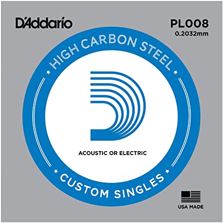 1ra Cuerda para Guitarra Eléctrica PL-008 D'Addario