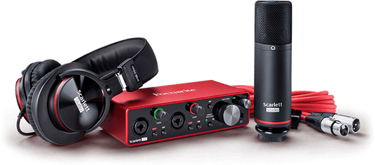 Paquete de Grabación SCARLETT 2I2 STUDIO Focusrite