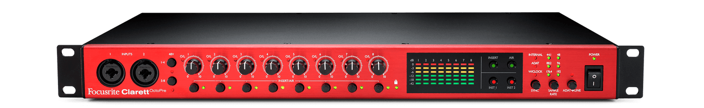 Preamplificador Clarett Octopre MOCL0005ULJP Focusrite