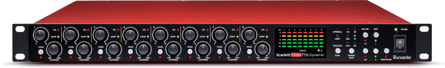 Preamplificador Scarlett Octopre Dyn MOSC0023ULJP  Focusrite