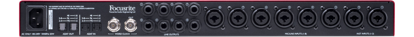 Preamplificador Scarlett Octopre Dyn MOSC0023ULJP  Focusrite