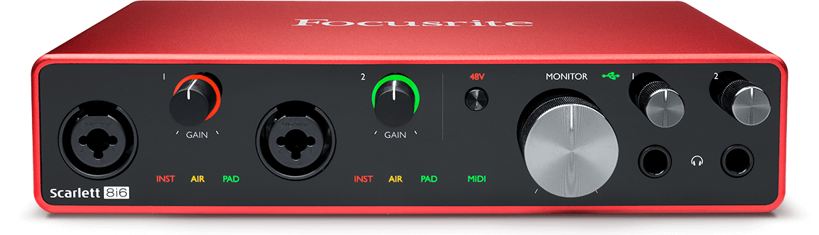 Interfase Scarlett 8i6 MOSC0027 Focusrite
