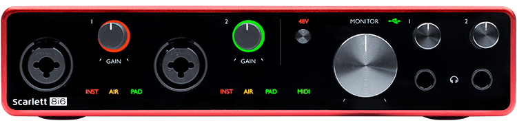Interfase Scarlett 8i6 MOSC0027 Focusrite