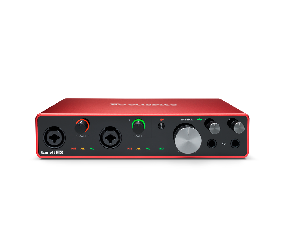 Interfase Scarlett 8i6 MOSC0027 Focusrite