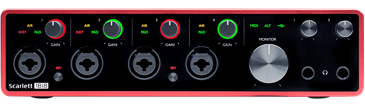 Interfase Scarlett 18i8 MOSC0028 Focusrite