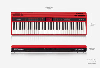 Piano Digital 61 Teclas GO-61K Roland