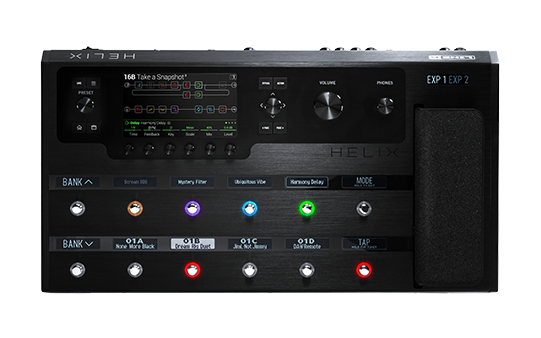 Procesador de Efectos para Guitarra en Pedalera HELIX Line 6