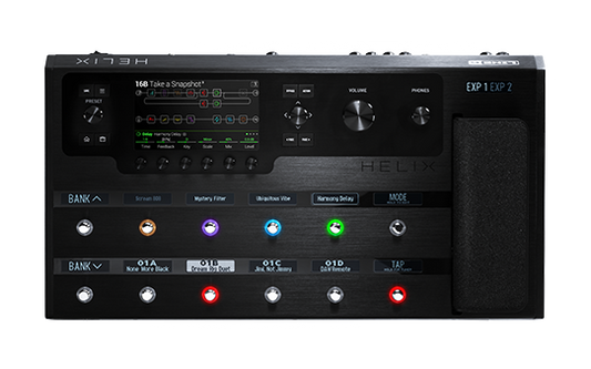 Procesador de Efectos para Guitarra en Pedalera HELIX Line 6