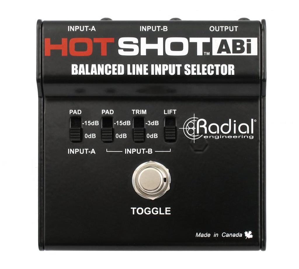Pedal Conmutador de Entrada Simétrico HOTSHOT ABI Radial