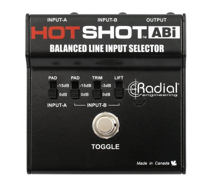 Pedal Conmutador de Entrada Simétrico HOTSHOT ABI Radial
