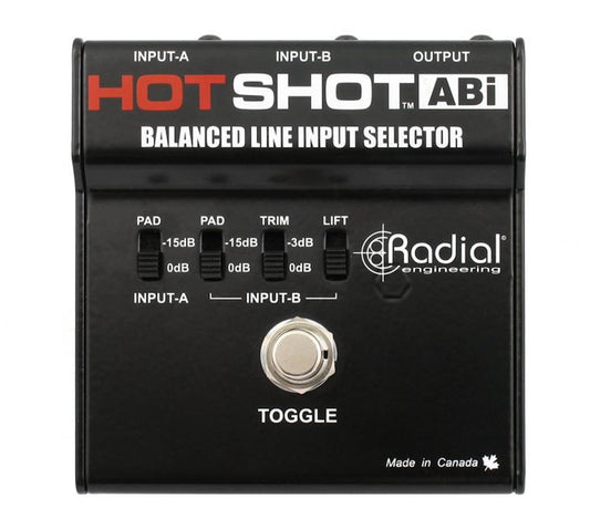 Pedal Conmutador de Entrada Simétrico HOTSHOT ABI Radial