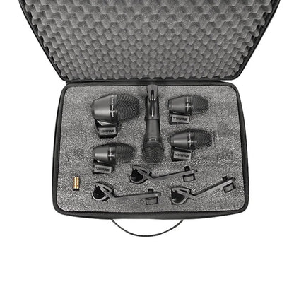 Juego de Microfonos para Batería de 5 Piezas PGADRUMKIT5 Shure