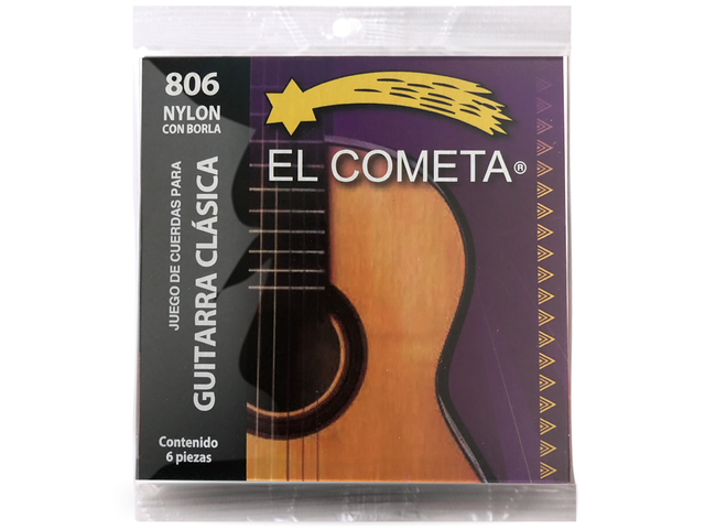 Encordadura Nylon con Borla para Guitarra Clásica COGS-806 El Cometa
