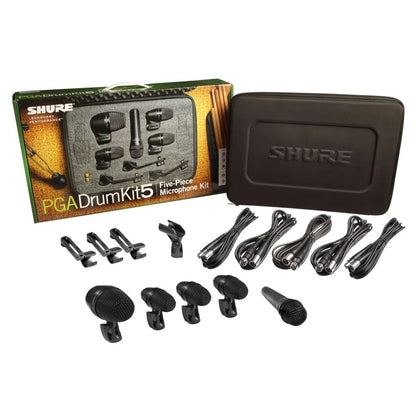 Juego de Microfonos para Batería de 5 Piezas PGADRUMKIT5 Shure