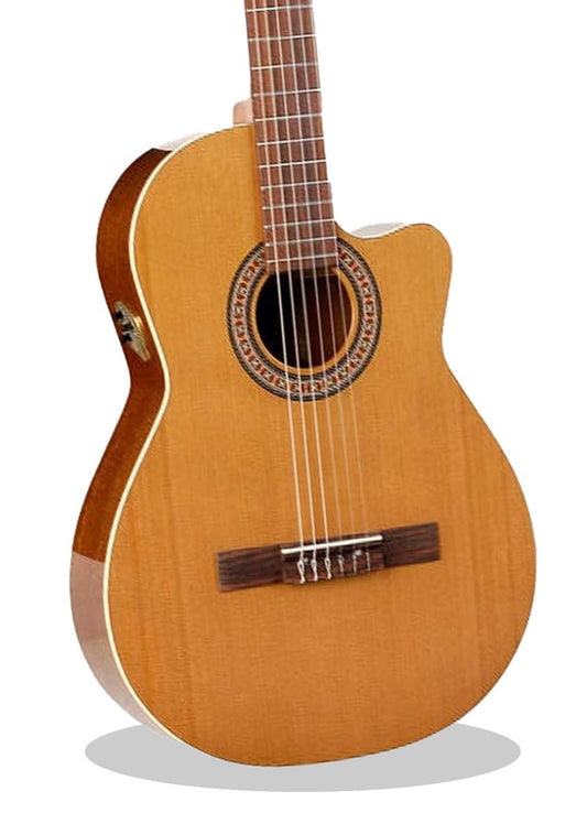Guitarra Electroacústica Cuerdas de Nylon Pastilla Pasiva CC-16CE Catala