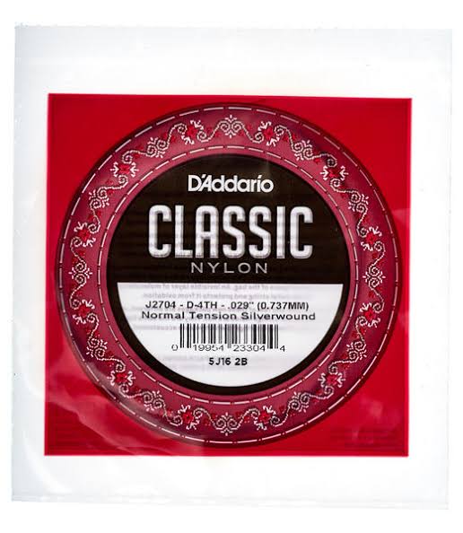 4ta Cuerda Nylon para Guitarra Acústica J2704 D'Addario