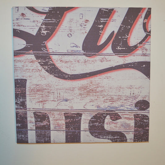 Canvas LIVEMUSICWOOD Sax Musical Creations