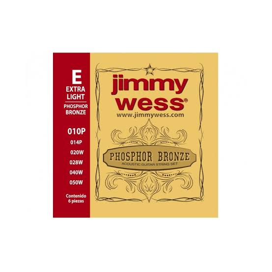 Encordadura de Bronce para Guitarra JWGA-810BF Jimmy Wess