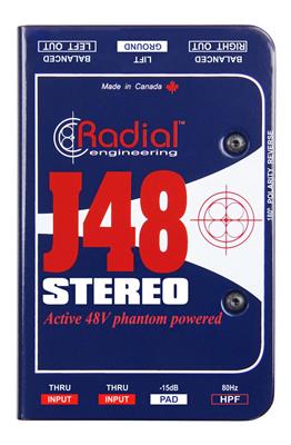 Caja Directa Activa J48 STEREO Radial