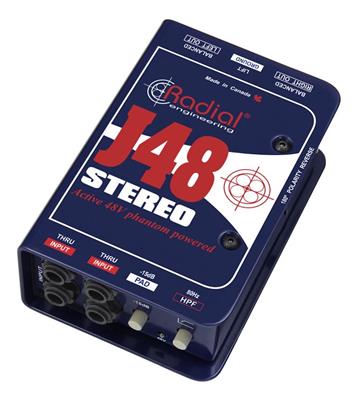 Caja Directa Activa J48 STEREO Radial