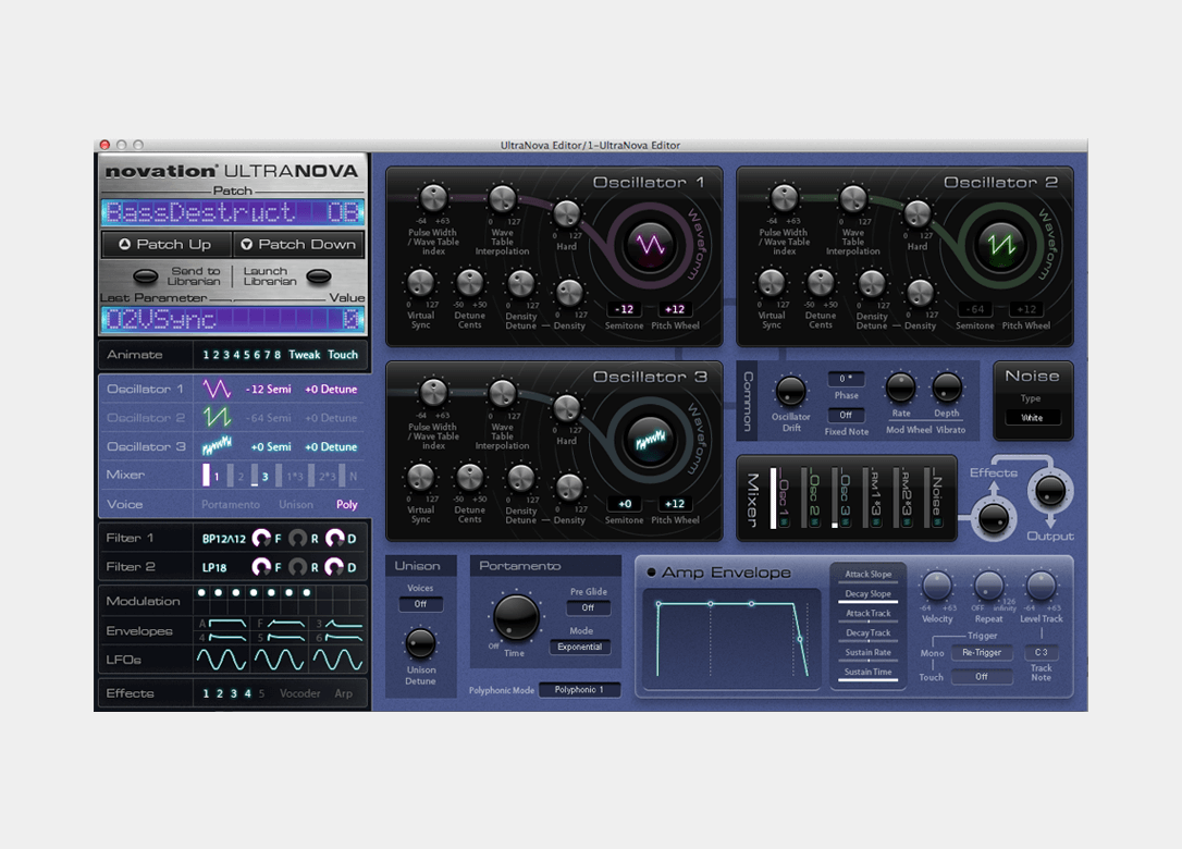 Sintetizador Mininova NOVSYNTH02ULJP Novation