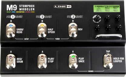 Pedal Modulador de Efectos Stompbox M9 Line 6