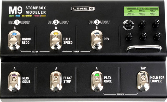 Pedal Modulador de Efectos Stompbox M9 Line 6