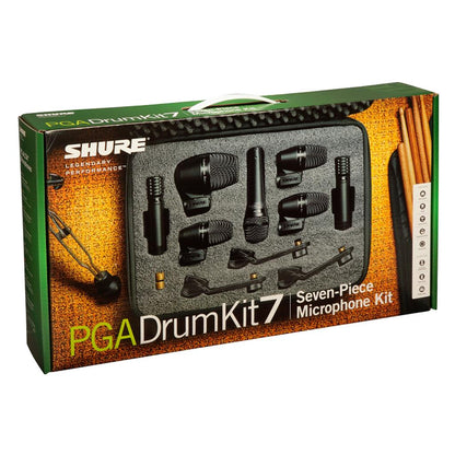 Juego de Micrófonos para Batería de 7 Piezas  PGADRUMKIT7 Shure