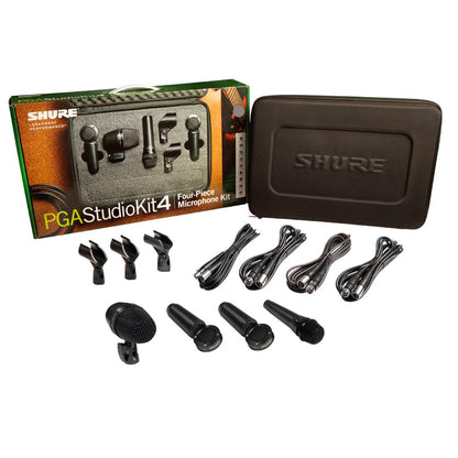 Juego de Micrófonos para Estudio PGASTUDIOKIT4 Shure