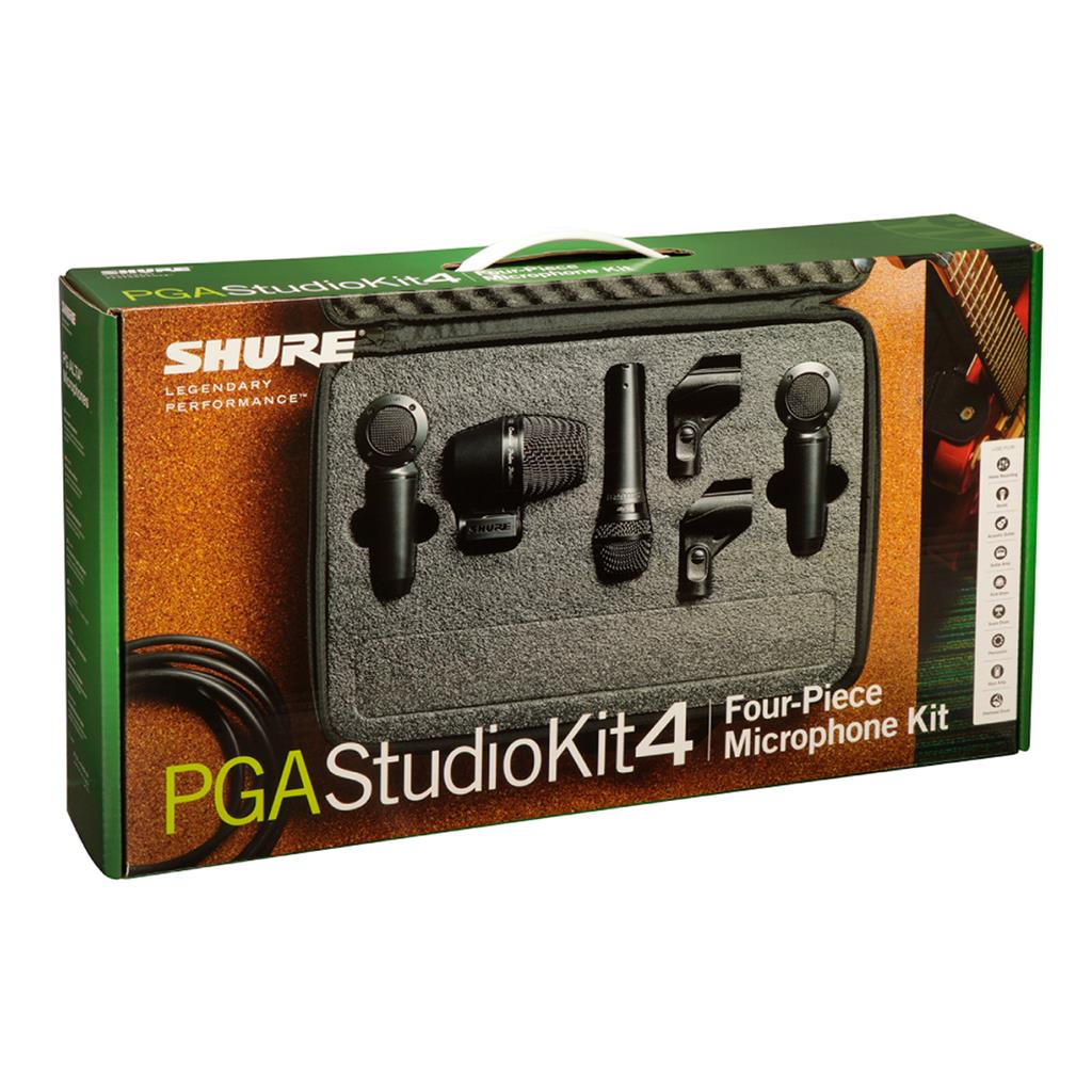 Juego de Micrófonos para Estudio PGASTUDIOKIT4 Shure