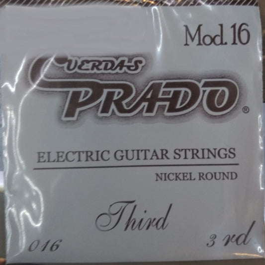 3ra Cuerda para Guitarra Eléctrica PRA-16M-3A Prado