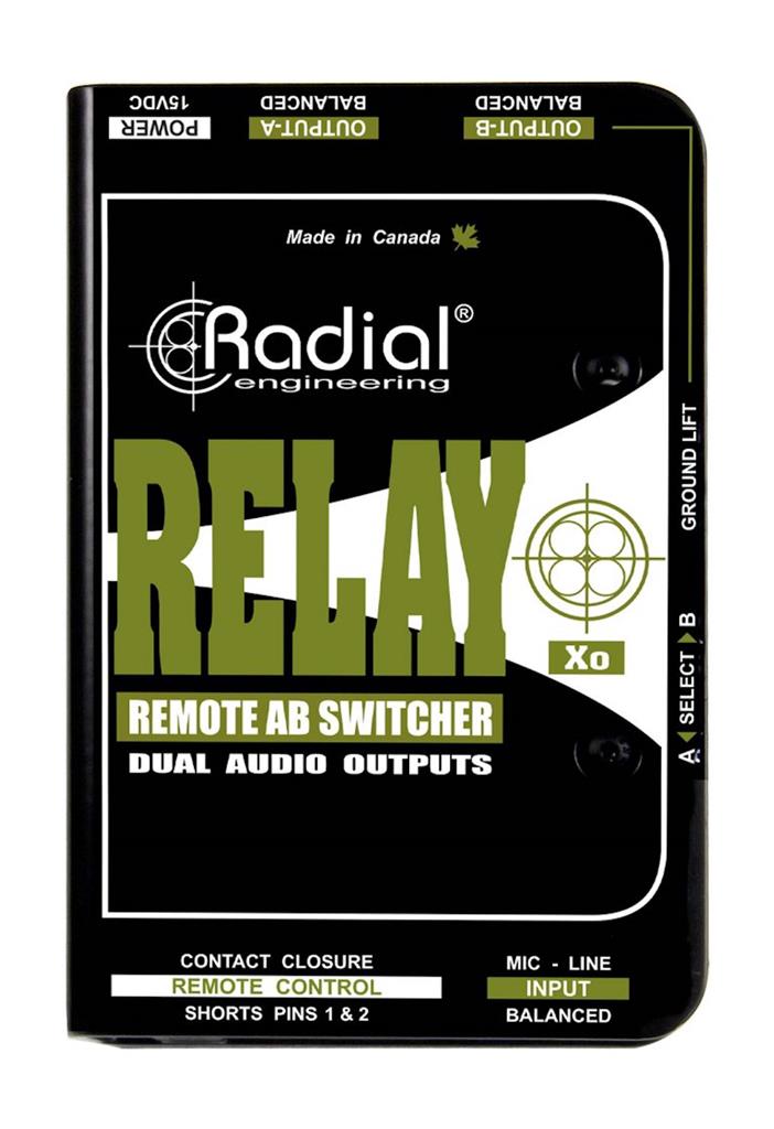 Conmutador AB Remoto Balancedo RELAY XO Radial