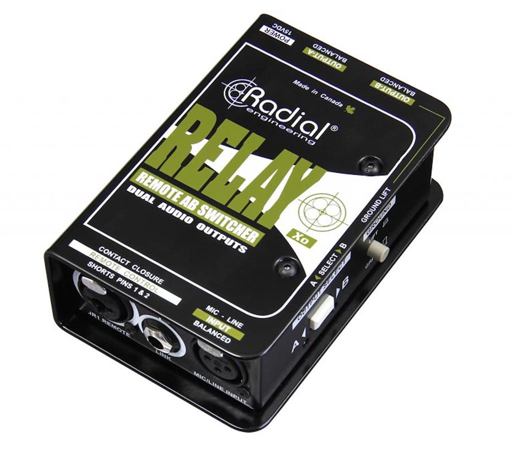 Conmutador AB Remoto Balancedo RELAY XO Radial