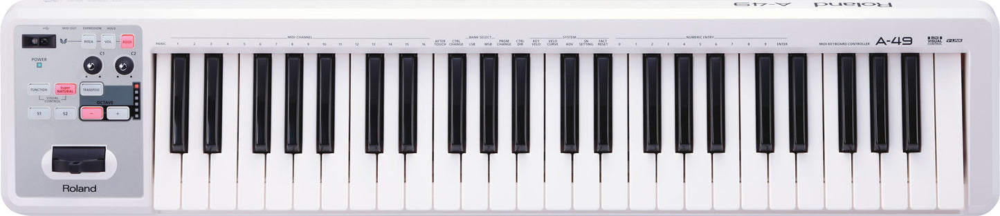 Controlador Midi A-49-WH Roland