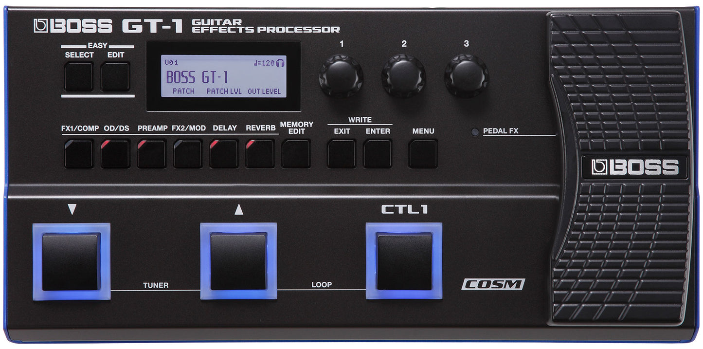 Procesador de Efectos para Guitarra GT-1 Roland