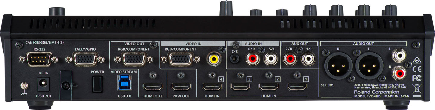 Mezcladora de Vídeo y Audio VR-4HD Roland