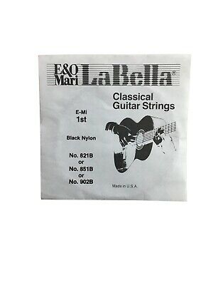 1ra Cuerda Nylon para Guitarra Acústica (Mi) 902B La Bella