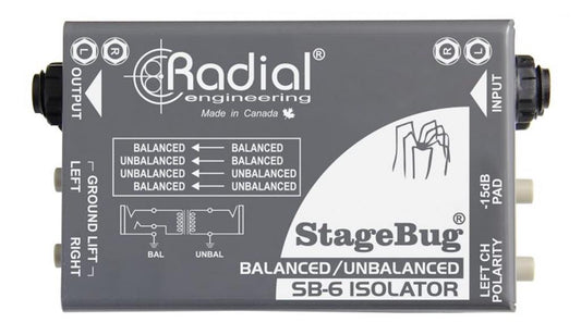 Aislador Stagebug SB-6 Radial