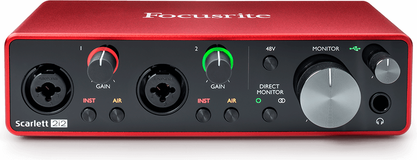 Interface de Audio SCARLETT2i2 Focusrite