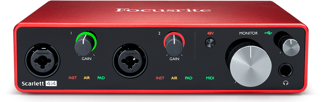 Interface de Audio SCARLETT4i4 Focusrite