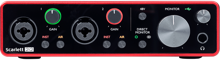 Interface de Audio SCARLETT2i2 Focusrite