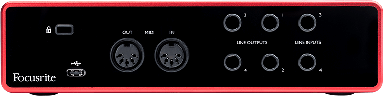 Interface de Audio SCARLETT4i4 Focusrite
