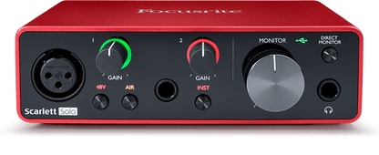 Interface de Audio SCARLETTSOLOGEN3 Focusrite