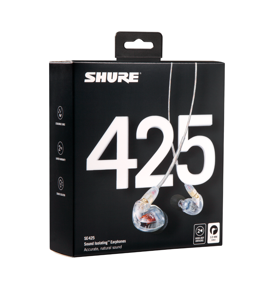 Auriculares Aislantes de Sonido SE425-CL Shure