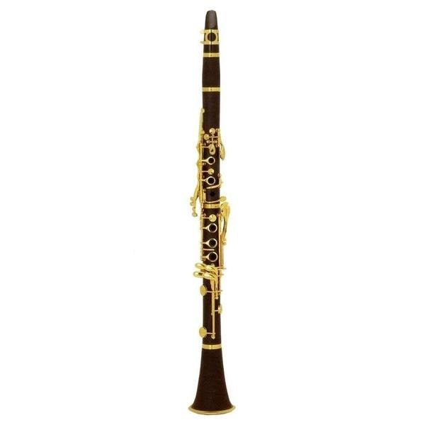 Clarinete Negro con Dorado SLCL008 Silvertone