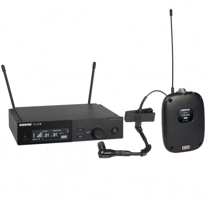 Sistema Inalámbrico con Transmisor Bodypack para Instrumento SLXD14/98H Shure