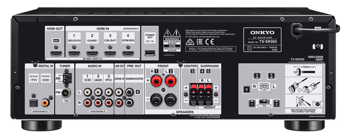 Receptor TX-SR393 Onkyo